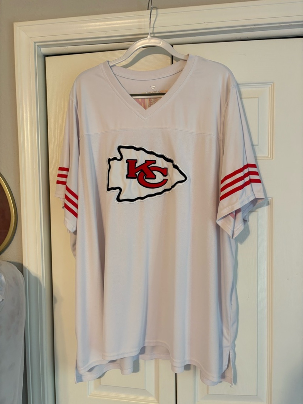 Fanatics Kansas City Chiefs White and Red Women’s Jersey